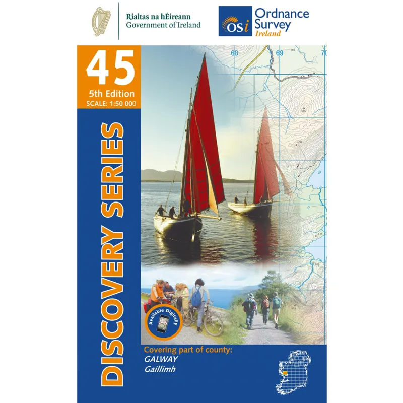 OSI Discovery Series Sheet 45 Lamfold Galway. 5th Edition 2020